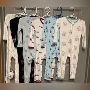 Kyte Baby Bamboo Zip Footie/Romper Bundle - Size 18-24M